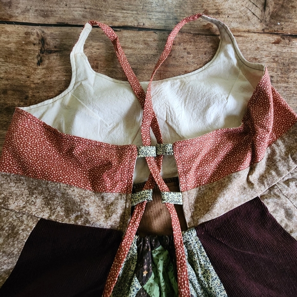 Lotus Patchwork Maxi Hippie Festival Dress - Picture 7 of 8